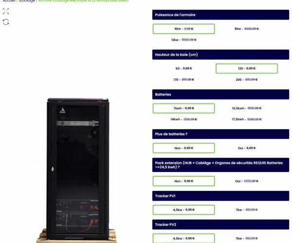 Image du configurateur de la Smart RE2S